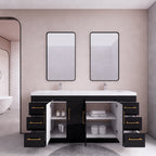 Eliza 72'' Freestanding Vanity with Double Sink