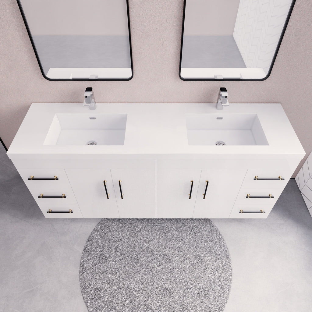 Eliza 72'' Freestanding Vanity with Double Sink
