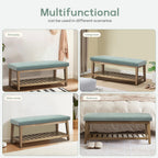 Entryway Shoe Bench Storage Bench Upholstered Bench