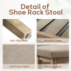 Entryway Shoe Bench Storage Bench Upholstered Bench