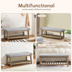 Entryway Shoe Bench Storage Bench Upholstered Bench