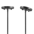 3-Light Industrial Farmhouse Dome Pendant Metal Linear Kitchen Island Pendant Light Oil Rubbed Bronze Finish