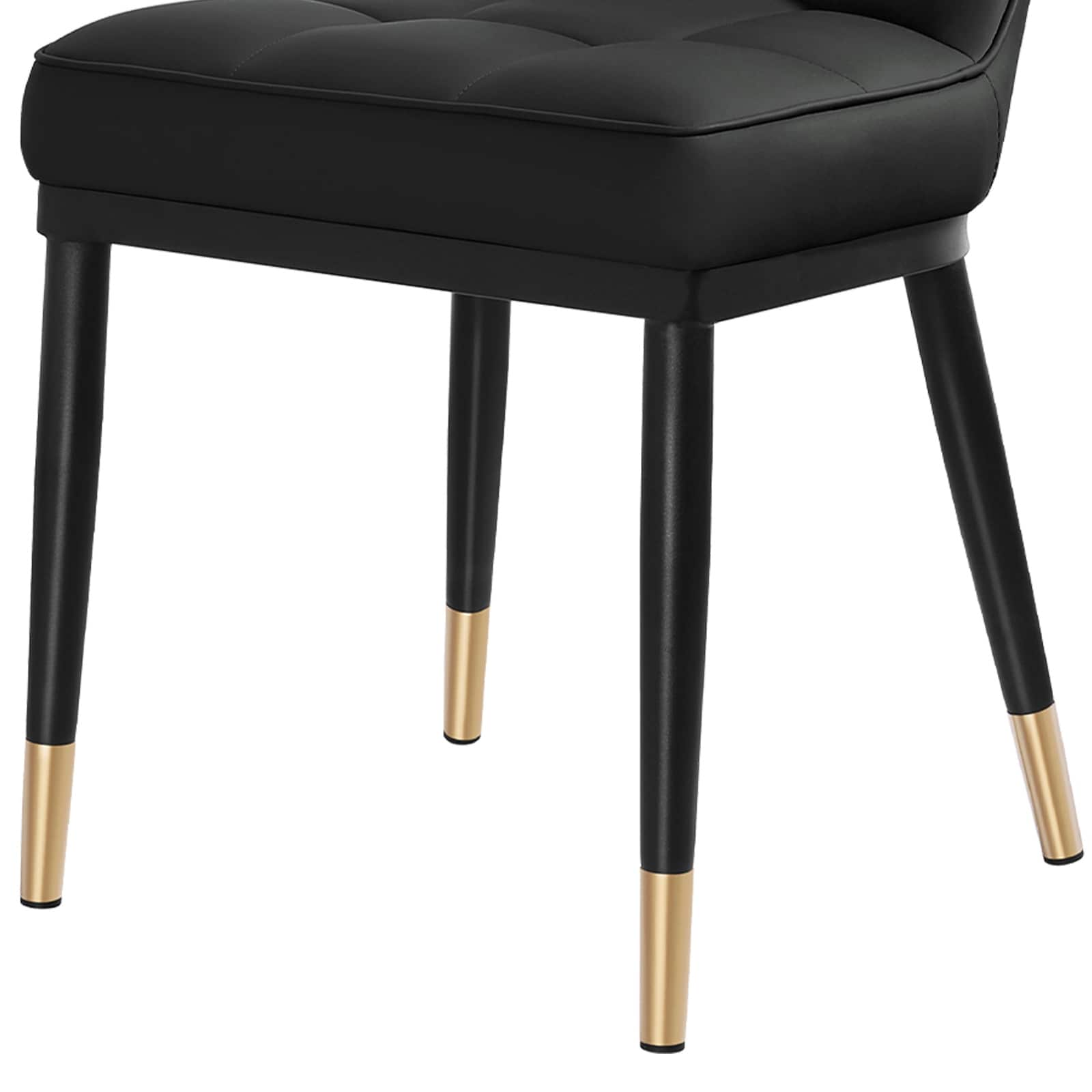 Faux Leather Upholstered Dining Chairs Set of 2/4