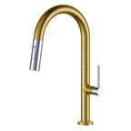 Fine Fixtures Pull Down Single Handle Kitchen Faucet
