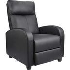 Furniwell PU Leather Sofa Recliner with Padded Seat and Backrest.