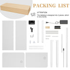 Futzca Height Adjustable Electric Standing Desk Sit Stand Computer Stand up Desk with Splice Board