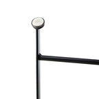 Glitzhome Outdoor Metal Folding Bistro Set 3PCS Patio Table Chairs