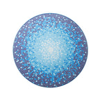 Glitzhome Outdoor Metal Folding Bistro Set 3PCS Patio Table Chairs