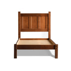 Grain Wood Furniture Shaker Solid Wood Panel Platform Bed