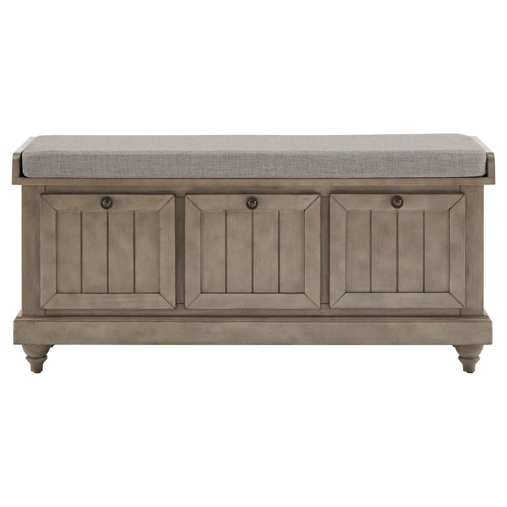 Granger Storage Bench with Linen Seat Cushion by iNSPIRE Q Classic
