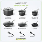 Granitestone Armor Max 14 Piece Hard Anodized Cookware Set
