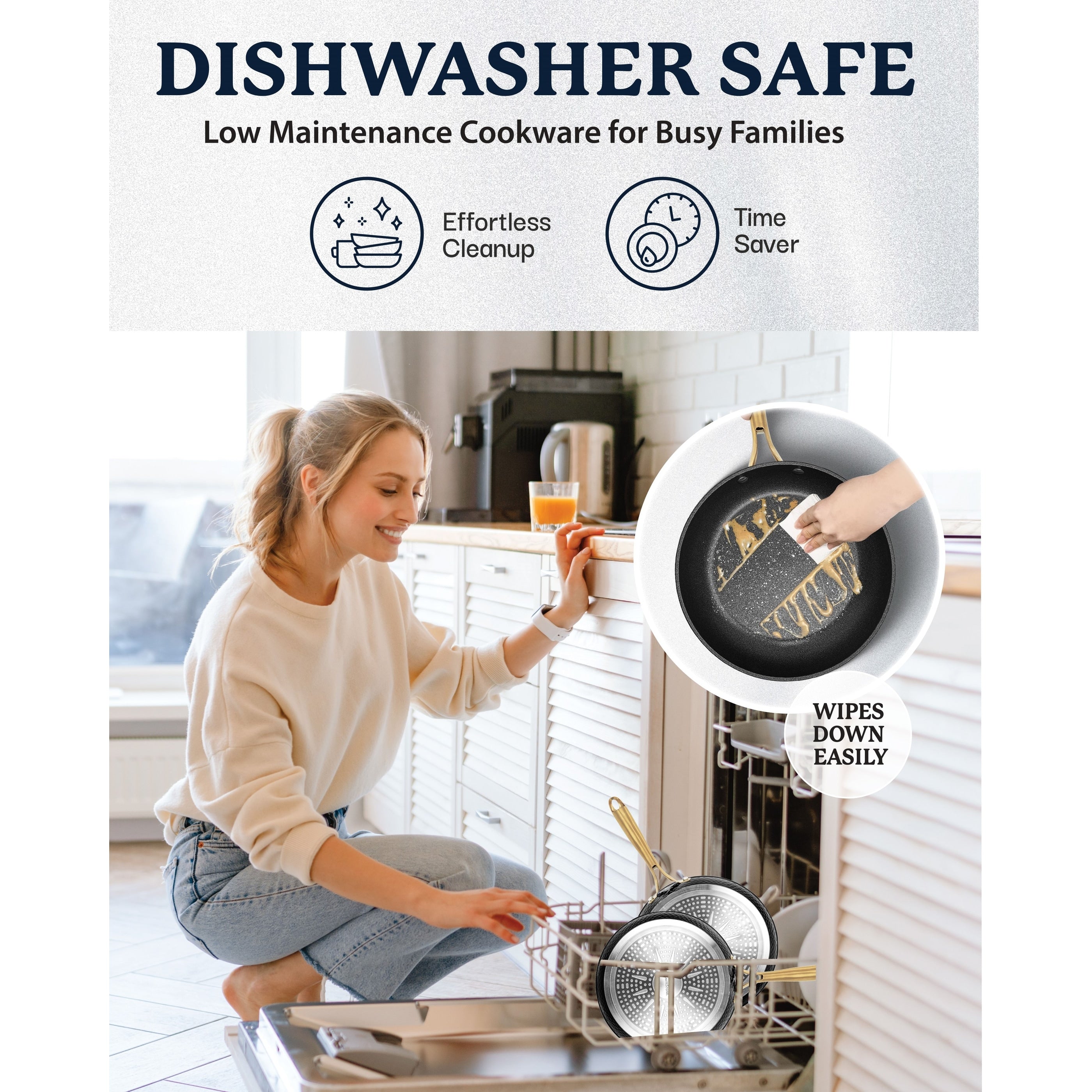 Granitestone Charleston Hammered 15 Piece Nonstick Cookware Set