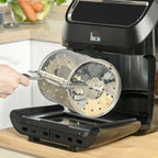 HOMCOM Large Air Fryer Oven with Family Size, Countertop Oven Cooking Gift - 12.5 x 13.25 x 14.5