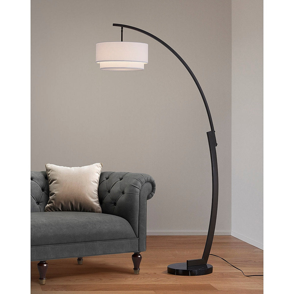 HOMEGLAM ARC 81H Metal Floor Lamp