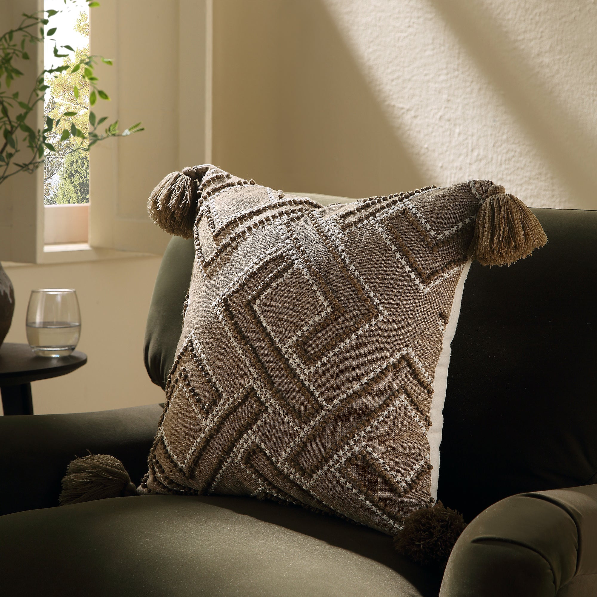 Boho Collection Andes Cross Stitch Cushion