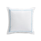 Belvedere Royal Blue Cord Embroidered Cotton Cushion