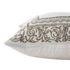 Bloomsbury Frame Chenille Embroidered Cotton Cushion