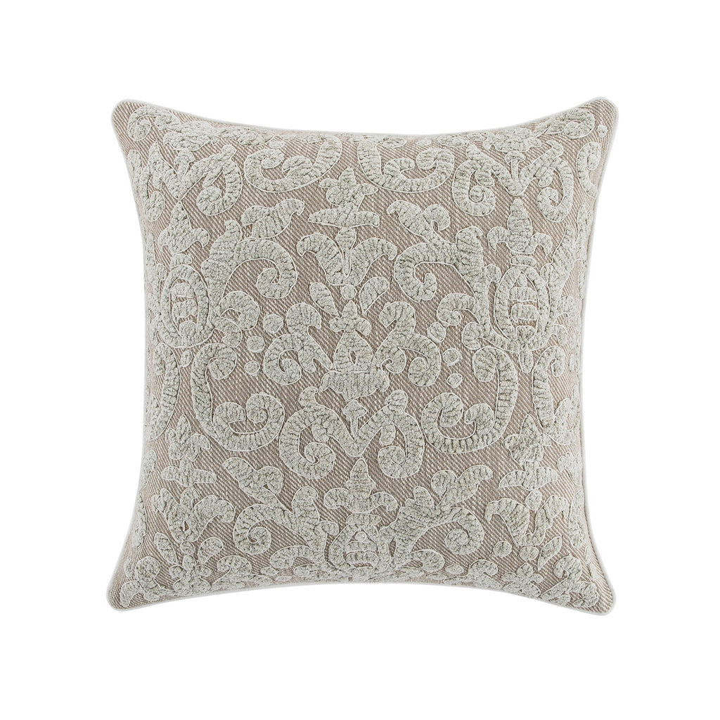 Bloomsbury Imperial Chenille Embroidered Cotton Cushion