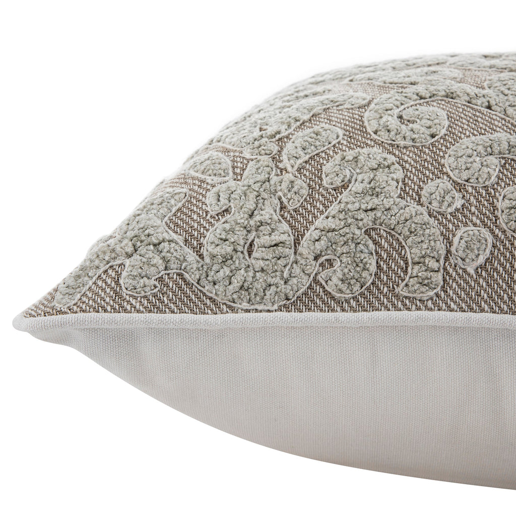 Bloomsbury Imperial Chenille Embroidered Cotton Cushion