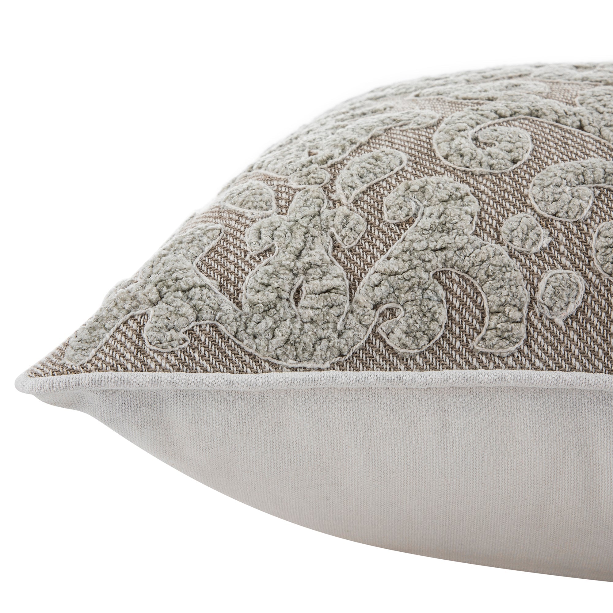 Bloomsbury Imperial Chenille Embroidered Cotton Cushion