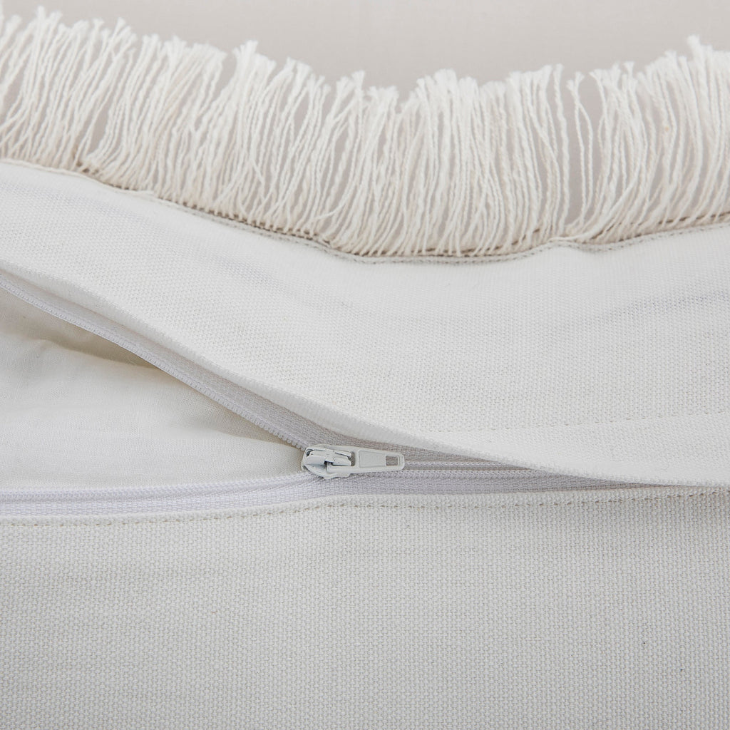 Bloomsbury Lattice Grey Crewelwork Wool Embroidered Cushion