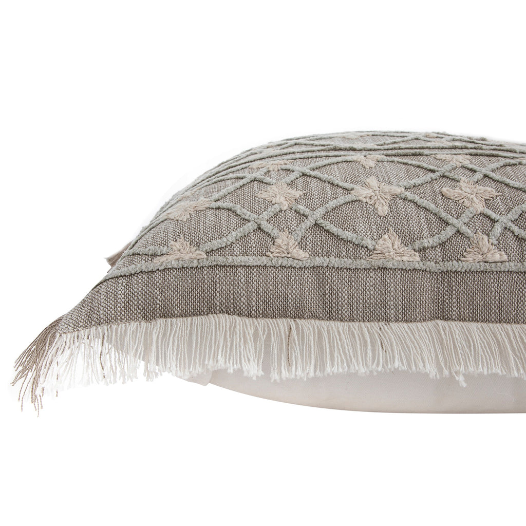 Bloomsbury Regale Chenille Embroidered Cotton Cushion