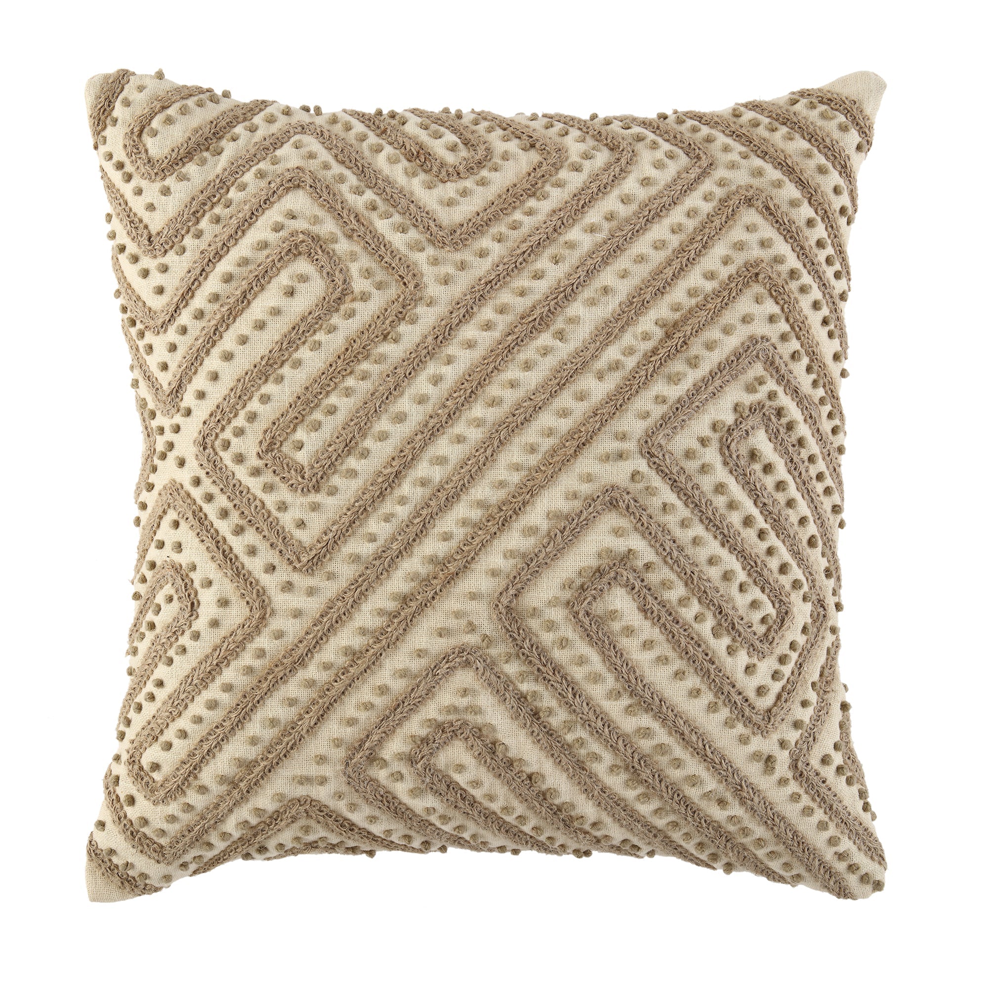 Boho Collection Inca Jute Cord Cushion