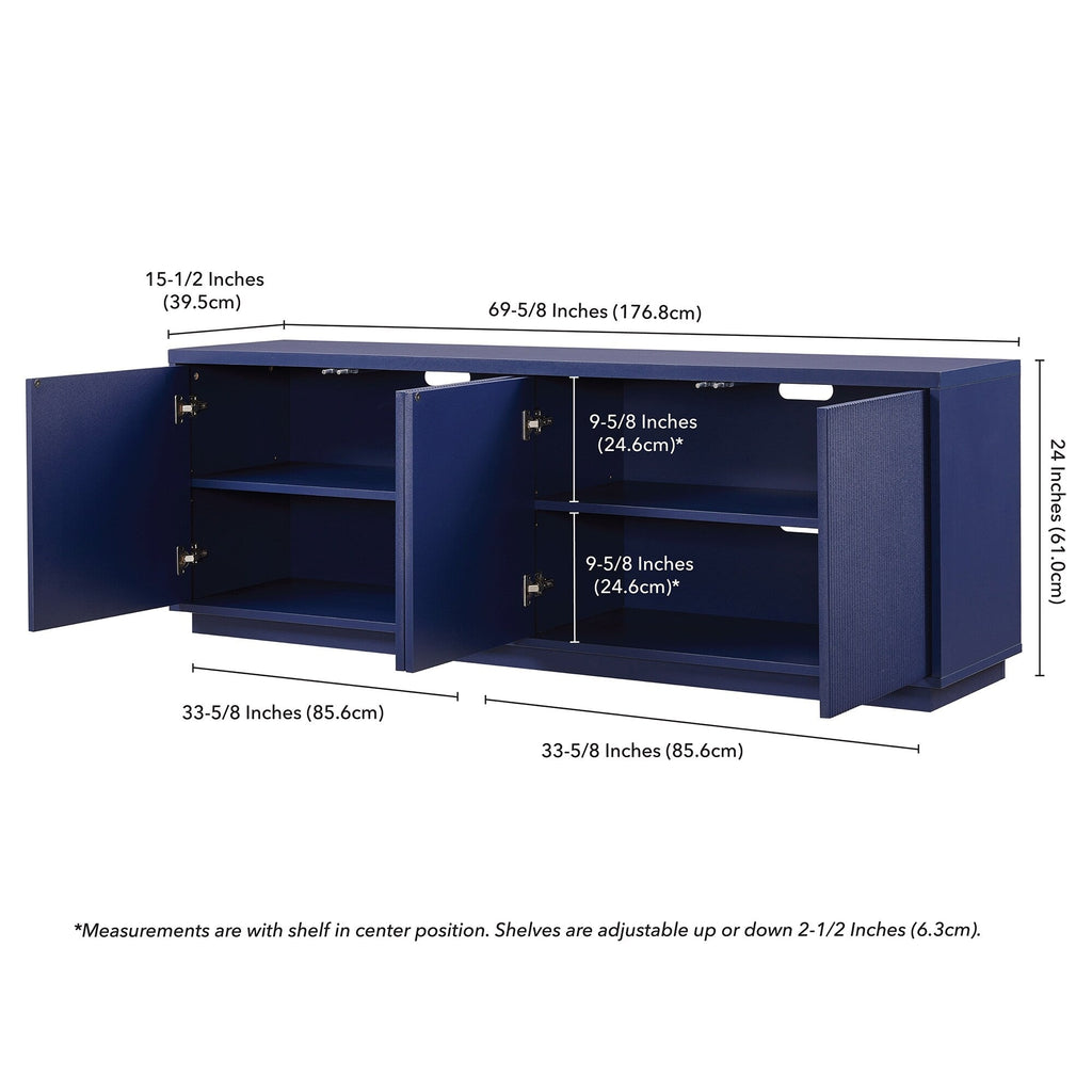 Hanson Rectangular TV Stand for TV's up to 75