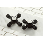 Kingston Brass Heritage Bridge Kitchen Faucet with Brass Sprayer