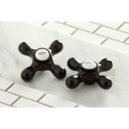 Heritage Bridge Kitchen Faucet with Brass Sprayer