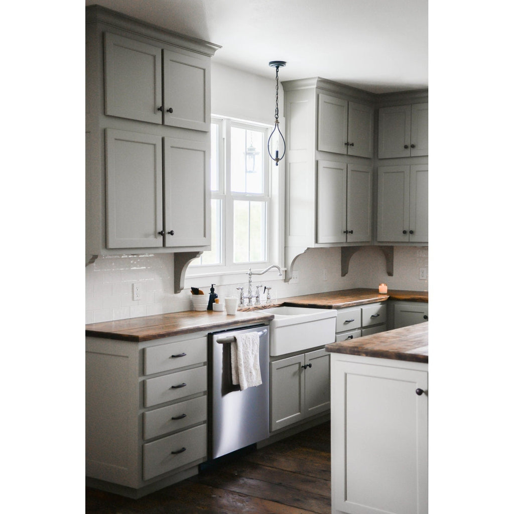 Heritage Bridge Kitchen Faucet with Brass Sprayer