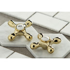 Heritage Bridge Kitchen Faucet with Brass Sprayer