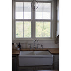 Heritage Bridge Kitchen Faucet with Brass Sprayer