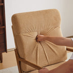 High Back Solid Wood Armrest Backrest Leisure Chair Accent Chair