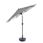 Holme 9-foot Patio Umbrella and Base Stand
