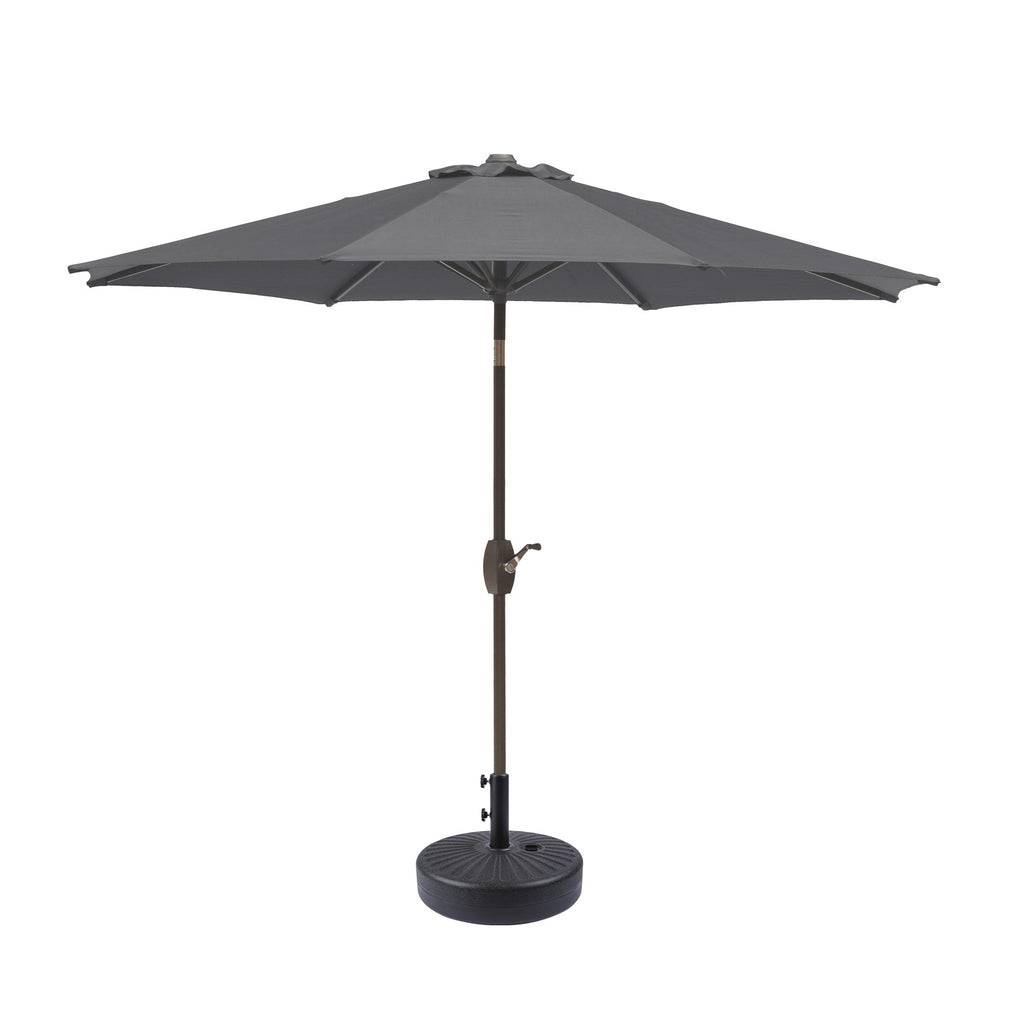 Holme 9-foot Patio Umbrella and Base Stand