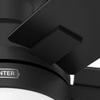 Hunter 52 Anisten Low Profile Ceiling Fan with LED Light and Pull Chain - Modern, Contemporary, Transitional