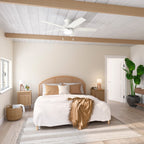 Hunter 52 Anisten Low Profile Ceiling Fan with LED Light and Pull Chain - Modern, Contemporary, Transitional