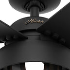 Hunter 52 Autumn Breeze II Ceiling Fan Indoor Outdoor LED Light & Handheld Remote - Industrial, Transitional, Modern, Caged