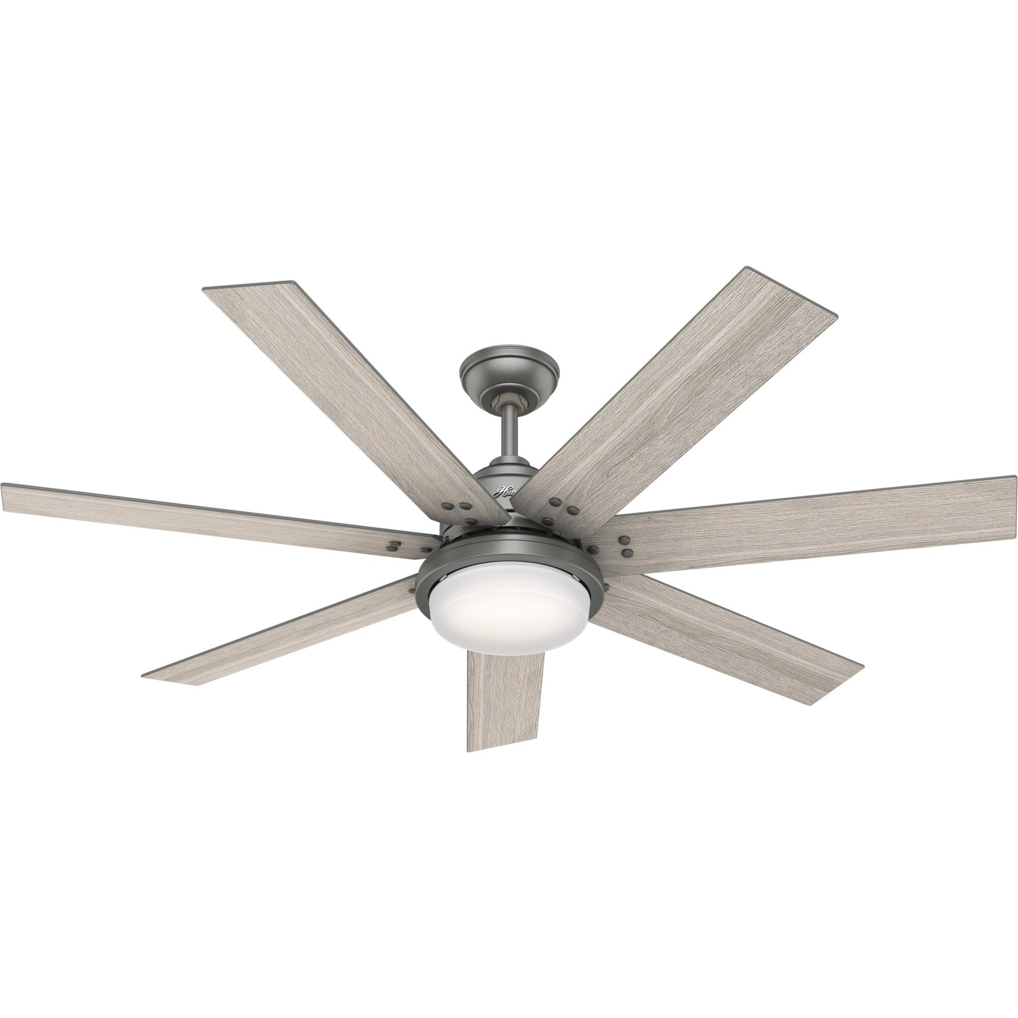 Hunter WiFi Whittington Ceiling Fan with LED Light, Handheld Remote - Windmill - Industrial, Farmhouse, Rustic - SMART FAN!