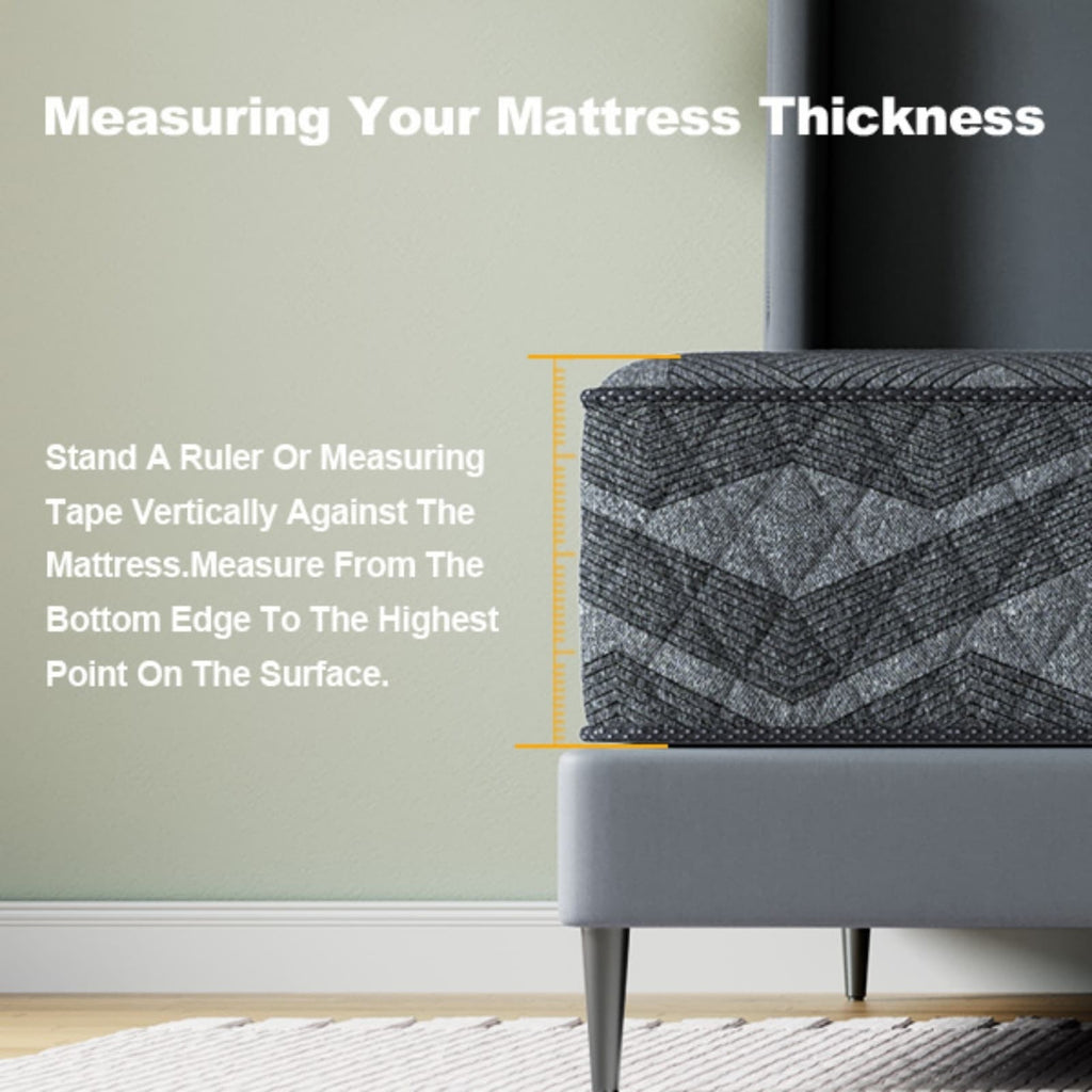 SweDrea Plush Hybrid Memory Foam 8/12 in.Cooling Breathable Mattress with CertiPUR-US, SGS and OEKO-TEX