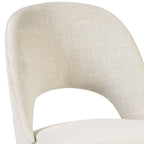 INK IVY Nola Upholstered Dining Side Chairs with Cutout Back design (Set of 2)