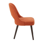 INK IVY Nola Upholstered Dining Side Chairs with Cutout Back design (Set of 2)