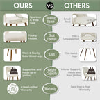 INK IVY Nola Upholstered Dining Side Chairs with Cutout Back design (Set of 2)