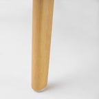 Abrielle Mid-Century Modern Upholstered Rubberwood Dining Chair (Set of 2) by Christopher Knight Home