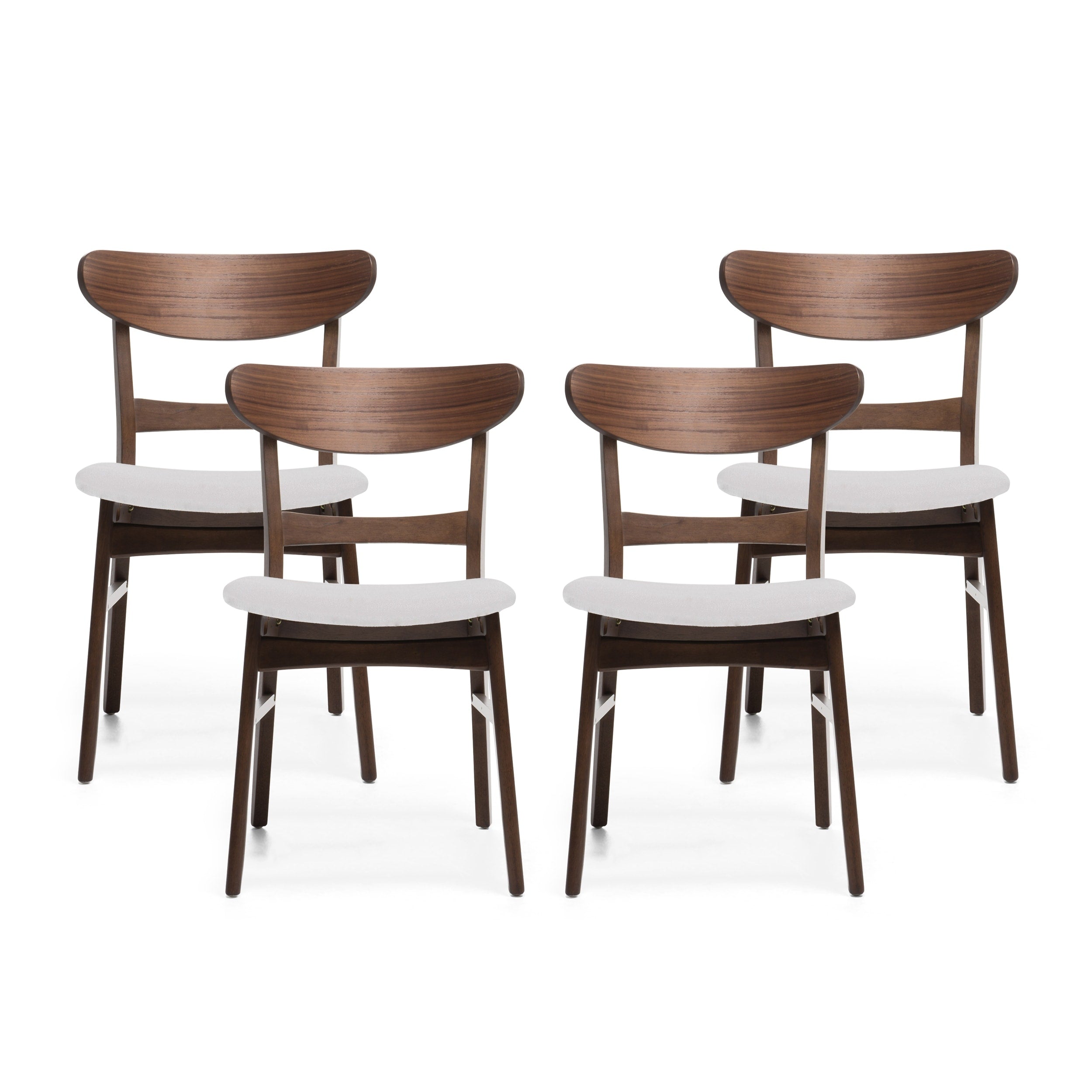 Idalia Mid-century Modern Dining Chairs (Set of 4) by Christopher Knight Home