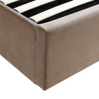 Archer Mink Velvet Ottoman Storage Bed