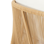 Jabe Outdoor Acacia Wood and Wicker Club Chair Set by Christopher Knight Home