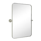 TEHOME Jonathan Rectangle Pivot Tilt Metal Wall Mirror