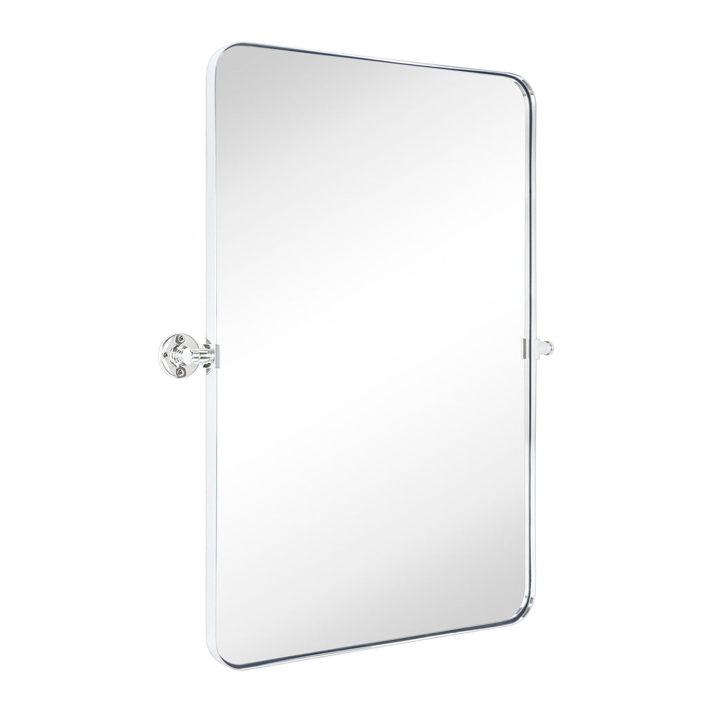 TEHOME Jonathan Rectangle Pivot Tilt Metal Wall Mirror